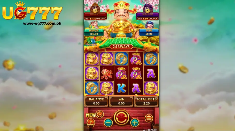 Lucky Fortunes interface (1)